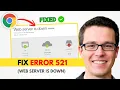 Fix Cloudflare Error 521 Web Server Down
