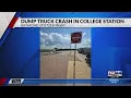Major Crash Involving Dump Truck Shuts Down Raymond Stotzer Parkway