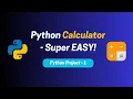 Calculator App in Python - Super Easy Python Project 1