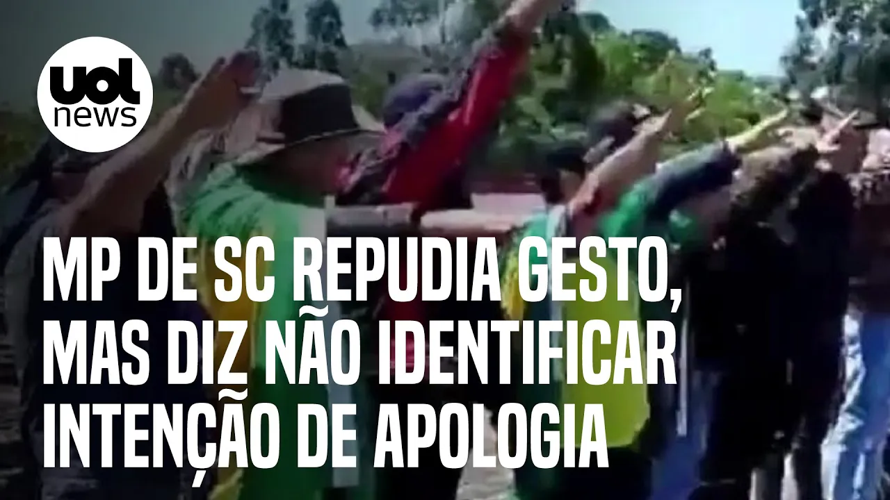 MP de Santa Catarina repudia gesto, mas diz não identificar intenção de apologia ao nazismo