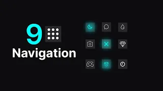 9 Dots Navigation using Html CSS JavaScript JS Program 9 Dots Navigation Menu