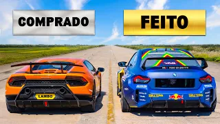 Carro de drift da Red Bull vs Lambo V10: CORRIDA DE ARRANCADA