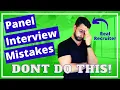 Panel Interview Mistakes to Avoid - These things REPEL future colleagues 4 Recruiter Tips