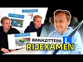 DE BANKZITTERS DOEN RIJEXAMEN