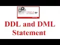 Oracle 11g Tutorial DDL and DML statement
