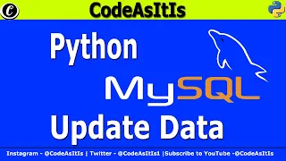 Python and MySQL - Updating Entries and Limiting Queries Learn Python Programming