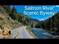 Salmon River Scenic Byway - Stunning Idaho Drive from Stanley to Salmon in 4K R