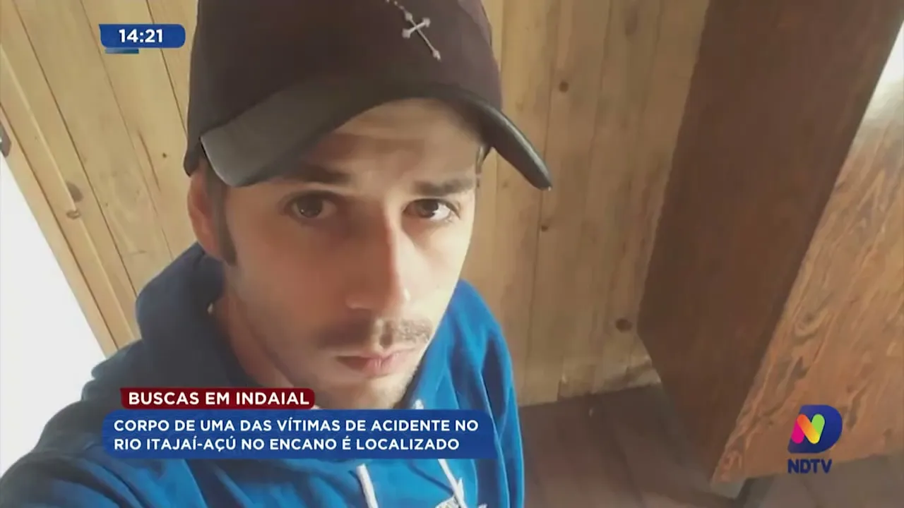 Corpo de uma das vítimas de acidente no rio Itajaí-Açu é localizado em Indaial