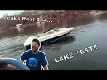 Restoring a 1990 Cobalt Boat Part 3 First Time Floating in YEARS