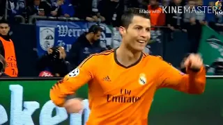 مهارات كرستيانو رونالدو على اغنيه الناس كلها حباني 