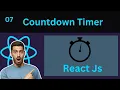 React JS Timer Machine Coding Explained How to Create a Countdown Timer