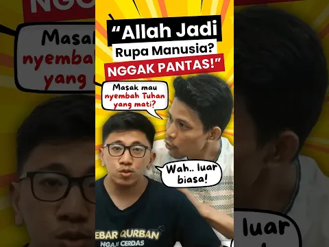 ⚠️ Kok mau nyembah Tuhan yang mati... 🤭 #apologetika #Yesus #debatagama #Yesus #Isa