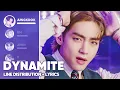 Download Lagu BTS - Dynamite (Line Distribution + Lyrics Color Coded)