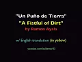 Un Puño de Tierra  A Fistful of Dirt