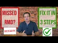 How to Correct Missed RMDs in 3 Simple Steps - Tax Planning on the Whiteboard