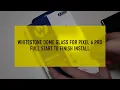 Whitestone Dome Glass for Pixel 6 Pro Full Installation