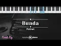 Bunda - Potret (KARAOKE PIANO - FEMALE KEY)