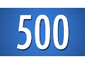 500 Second Countdown Timer