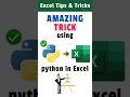 How to use Python in Excel