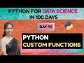 Master Custom Functions in Python in 10 Minutes