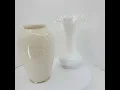 Lenox ruffled edge vases