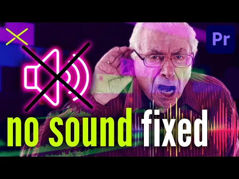 Download MP3 NO SOUND in Premiere Pro CC - SOLVED - No Audio FIX Tutorial (7 Ways)