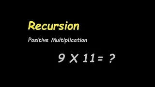 Multiply using Recursion Data Structure