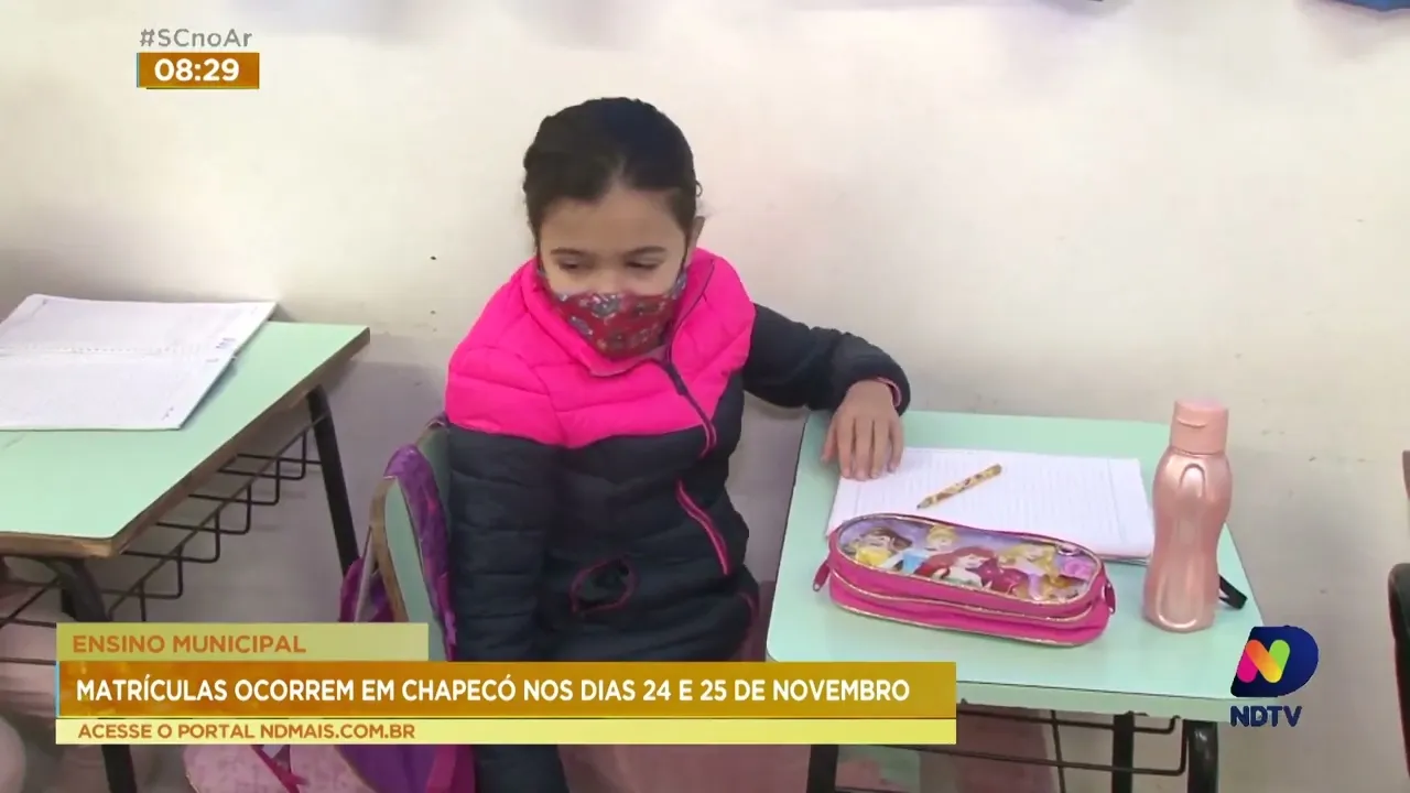 Prazo para matrículas nas escolas municipais de Chapecó começa nesta quinta-feira
