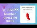 JavaFX Design - Number guessing game with GUI