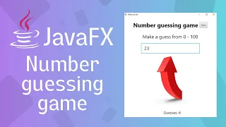 JavaFX Design - Number guessing game with GUI