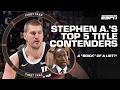 IT S AN F- First Take crew reacts to Stephen s A-List of NBA title contenders