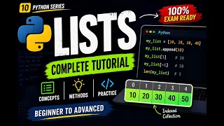 Python Lists Complete Tutorial Beginner to Advanced