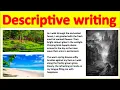 Descriptive writing using 5 senses How to write the perfect piece of descriptive writing