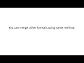 How to merge multiple text files into single file