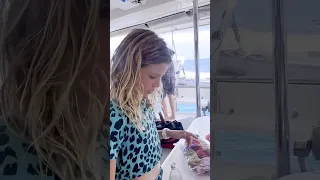 What the littler ones get up to… interesting! #sailingfamily #sailinglife #kids #boatlife