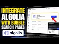 How to activate integrate Algolia with Bubble search pages - Step By Step