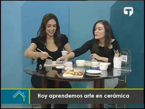 Hoy aprendemos arte en cerámica