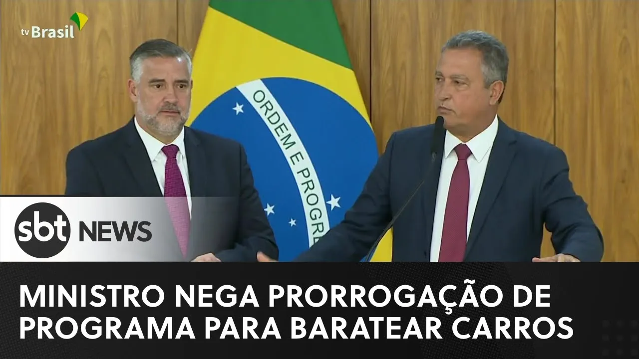 Ministro nega prorrogação de programa para baratear carros populares | #SBTNewsnaTV (16/06/23)
