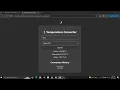 Temperature Converter App with Theme Toggle Using HTML CSS and JavaScript with Source Code