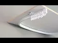 Installation demonstration of flexible curtain track