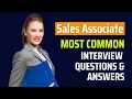 Sales Associate Interview Questions and Answers for 2025