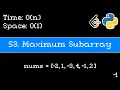 Maximum Subarray - Leetcode 53