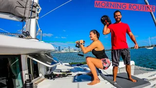 Productive Morning Routine | Intentional Living On A Sailing Catamaran