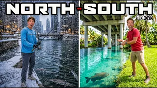 2v2 NORTH vs. SOUTH Nationwide USA Fishing CHALLENGE (The Movie)