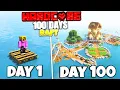 Download Lagu I Survived 100 Days Stranded On A RAFT In Minecraft Hardcore!