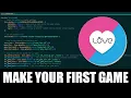 Love2D Tutorial Creating Your First Game PART - Project Window Setup