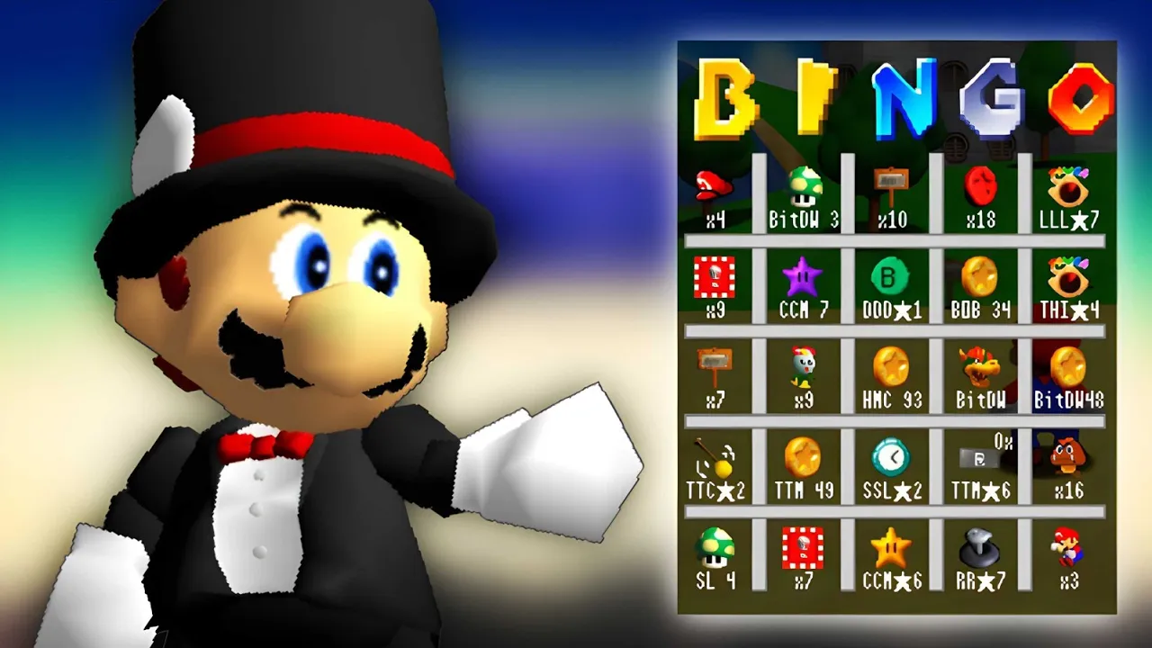 MARIO 64 pero con BINGO