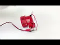 12V 3 Automotive Air Raid Siren Horn Car Truck Motor Driven Alarm Red