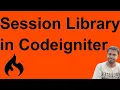 Session library in codeigniter set session get session in Codeigniter flash data in Codeigniter