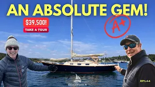 The ULTIMATE Pocket Bluewater Cruiser? | $39,500 Southern Cross 28 Cutter | Full Boat Tour